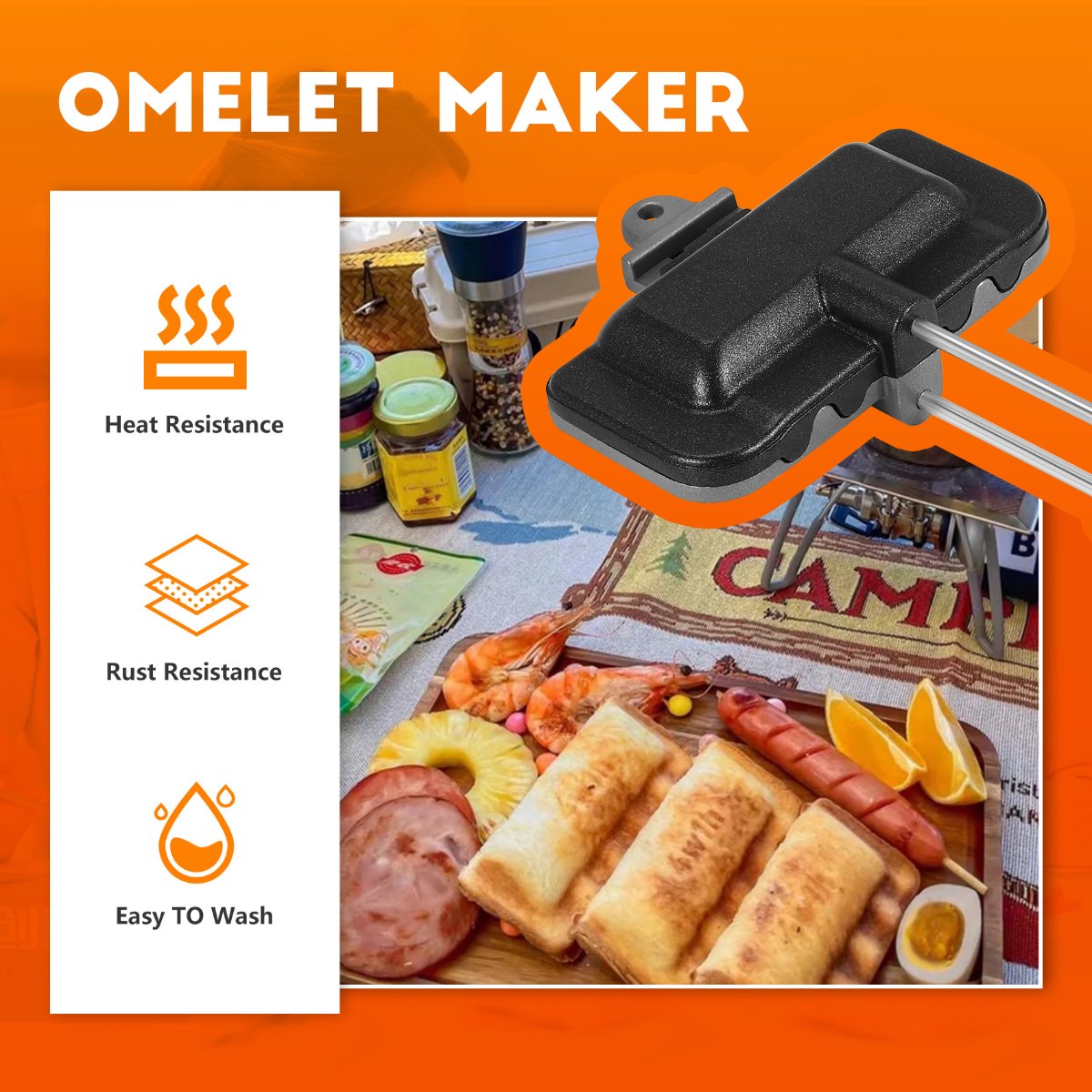 Hot Dog Press - [Year Specials] Hot Dog Toaster Double-Sided