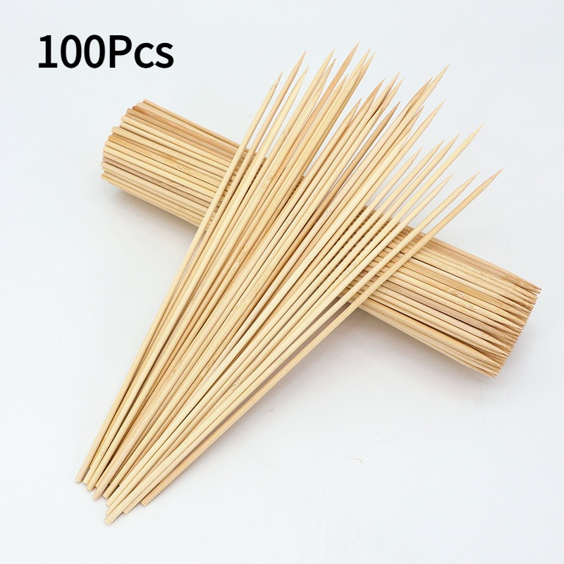100Pcs Disposable Bamboo Skewe - огляд і ціна Corn Dog Stick