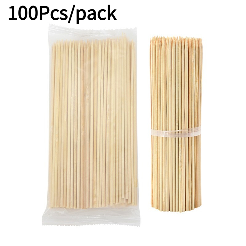 100Pcs Disposable Bamboo Skewe - огляд і ціна Corn Dog Stick