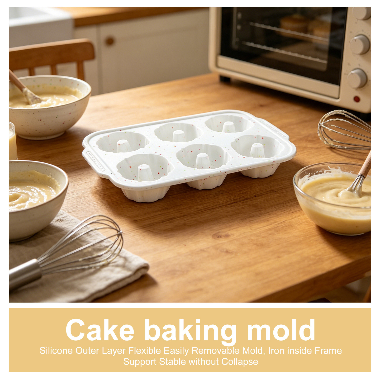 2Pcs Silicone Baking Molds Don - огляд і ціна Donut Mold Silicone