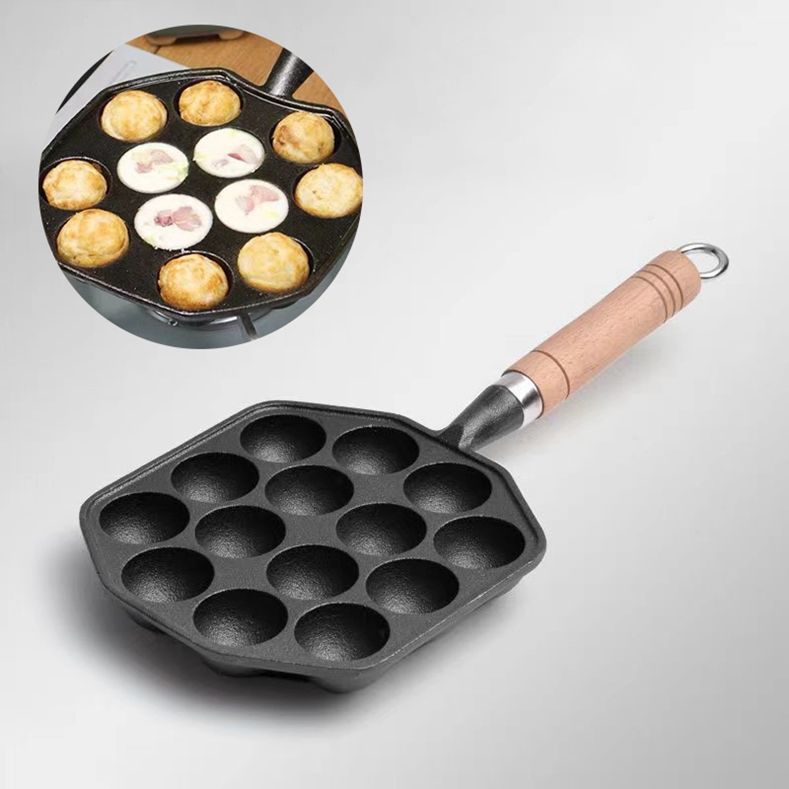 14 Holes Takoyaki Pan Nonstick - огляд і ціна Takoyaki Grill Plate
