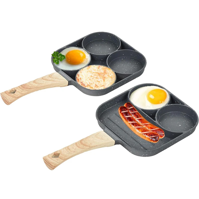 Pancake Egg Frying Pan 4 Cups  - огляд і ціна Egg Waffle Pan