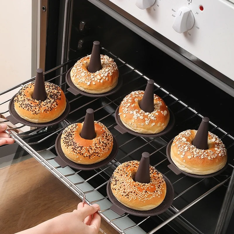6Pcs Baking Mold Bread Donut P - огляд і ціна Donut Mold Silicone