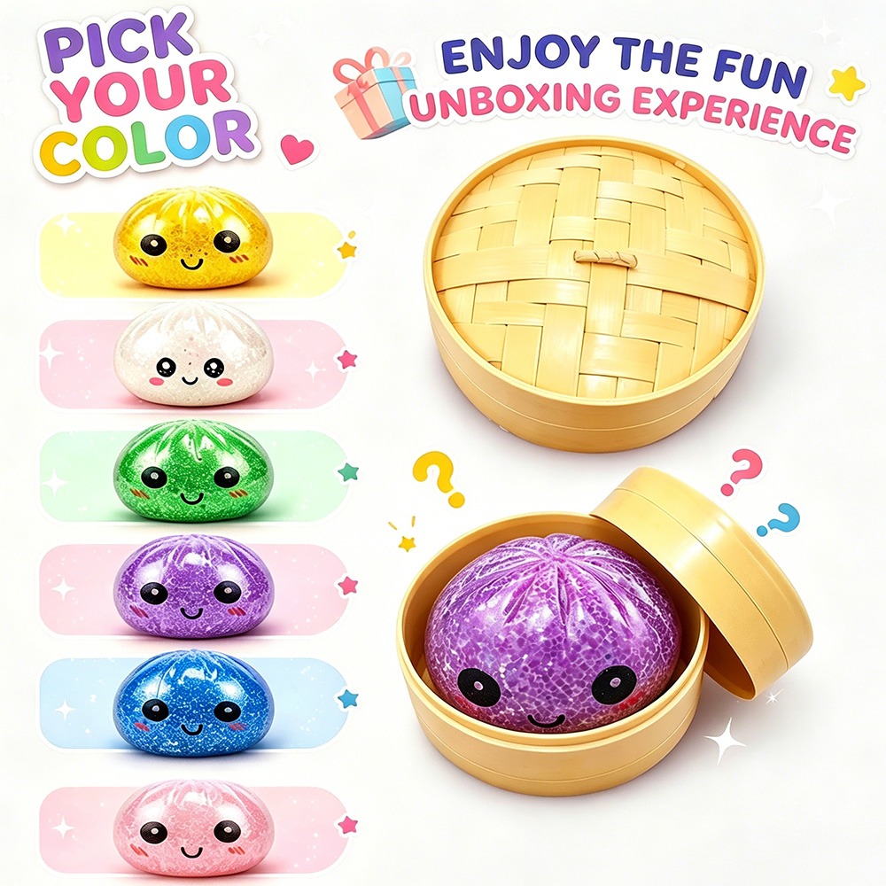 Mini New Glitter Steamed Bun S - огляд і ціна Bao Steamer Bamboo
