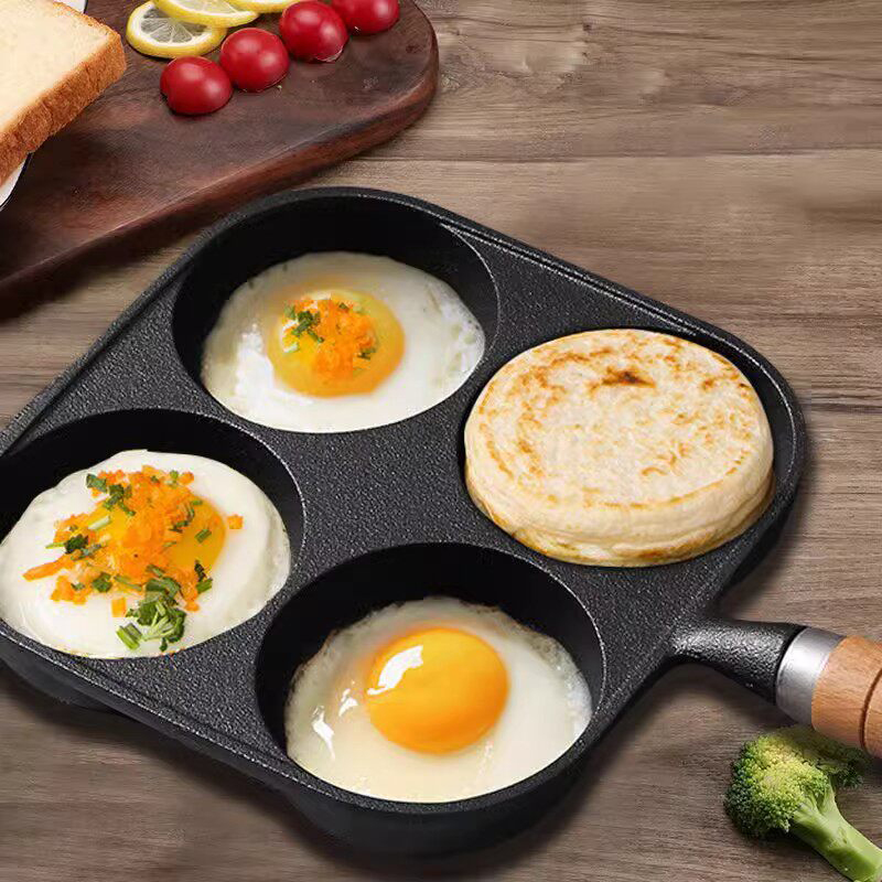 4‑Hole Non‑Stick Omelette Egg  - огляд і ціна Egg Waffle Pan