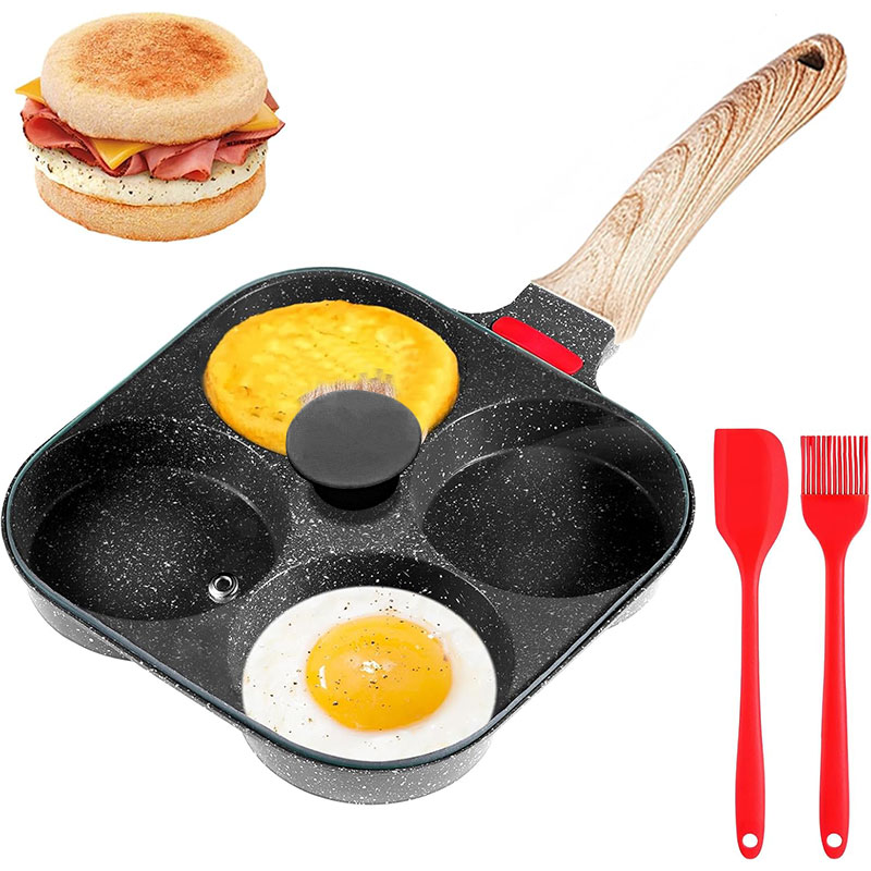 Deepened Egg Frying Pan with L - огляд і ціна Egg Waffle Pan