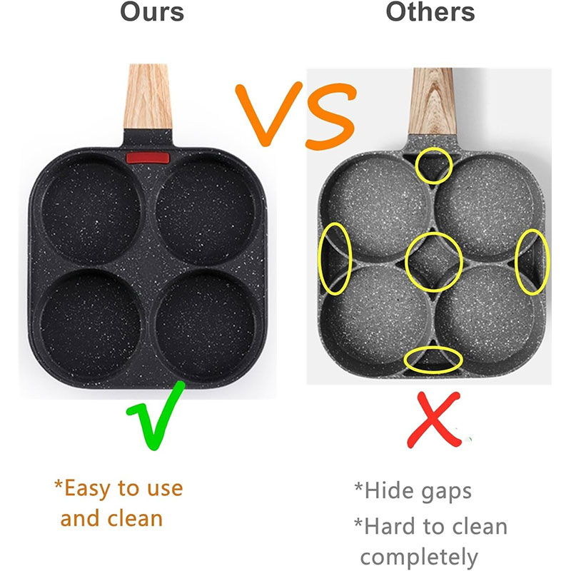 Deepened Egg Frying Pan with L - огляд і ціна Egg Waffle Pan