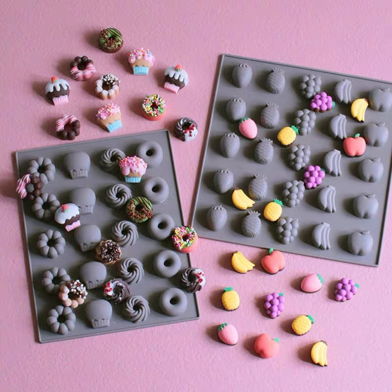 Multicavity Fruit Silicone Cho - огляд і ціна Donut Mold Silicone
